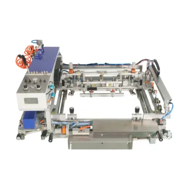HH-100220 Máy in lụa tự động (Dùng  nút bấm)